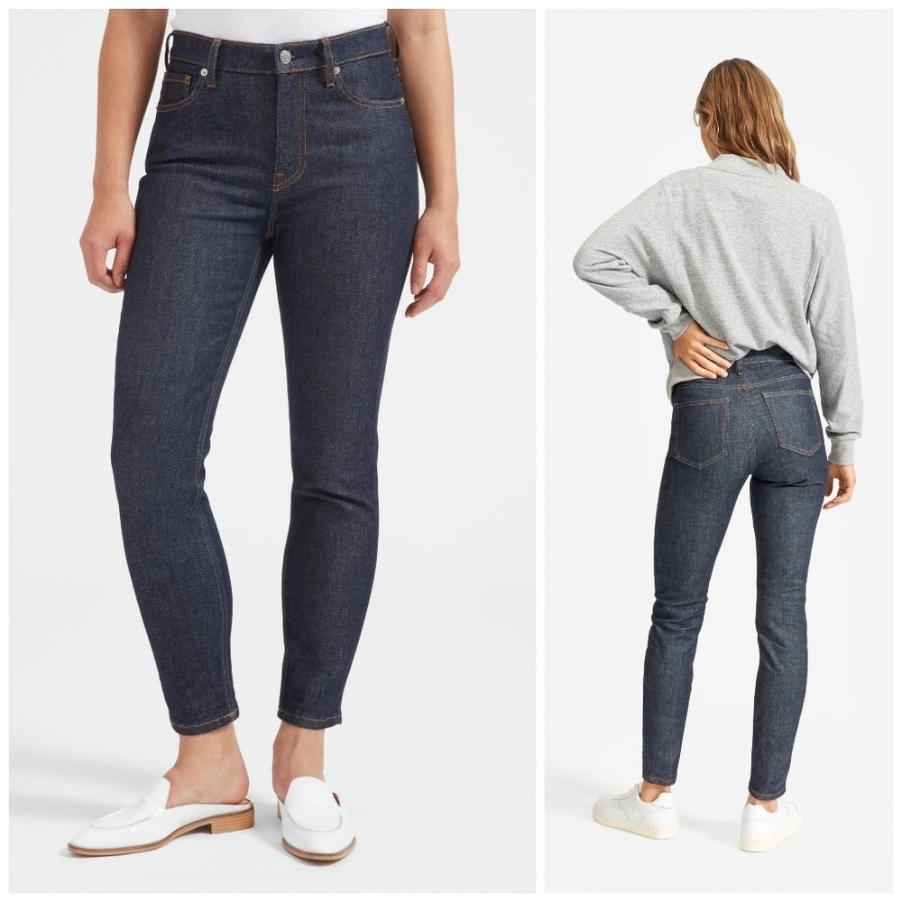Everlane High Rise Ankle Skinny Jeans 25